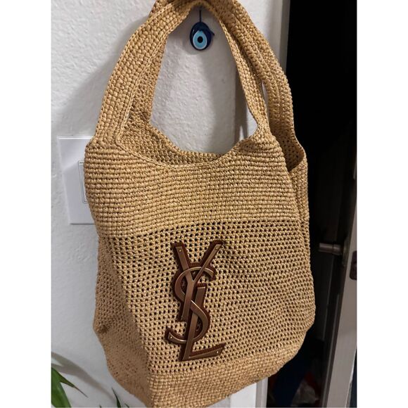y s l Handbags - Raffia bag